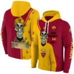 As Roma Achmed Skull Red Hoodie Best Selling