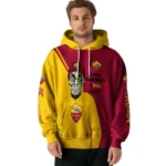 As Roma Achmed Skull Red Hoodie Best Selling