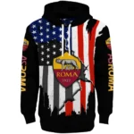 As Roma American Pride Black Hoodie Best Selling
