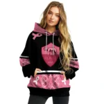 As Roma Awareness Ribbon Black Pink Hoodie Best Selling