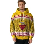 As Roma Christmas Trees Red Hoodie Best Selling