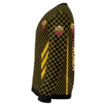 As Roma Circles Mesh Red Black Sweater Best Selling