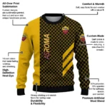 As Roma Circles Mesh Red Black Sweater Best Selling