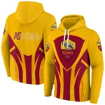 As Roma Concentric Lines Red Hoodie Best Selling