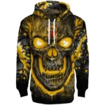 As Roma Demonic Skull Red Black Hoodie Best Selling
