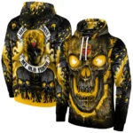 As Roma Demonic Skull Red Black Hoodie Best Selling
