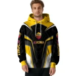 As Roma Futuristic Pattern Red Black Hoodie Best Selling