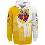 As Roma Graphic Punisher Red White Hoodie Best Selling