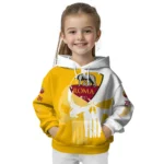 As Roma Graphic Punisher Red White Hoodie Best Selling