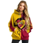As Roma Heartbeat Graphic Red Hoodie Best Selling