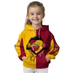 As Roma Heartbeat Graphic Red Hoodie Best Selling
