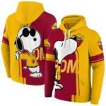 As Roma Playful Snoopy Red Hoodie Best Selling
