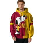 As Roma Playful Snoopy Red Hoodie Best Selling
