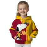 As Roma Playful Snoopy Red Hoodie Best Selling