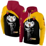 As Roma Skull Punisher Black Hoodie Best Selling