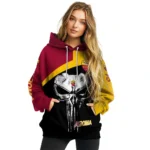 As Roma Skull Punisher Black Hoodie Best Selling