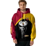 As Roma Skull Punisher Black Hoodie Best Selling