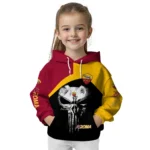 As Roma Skull Punisher Black Hoodie Best Selling