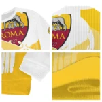 As Roma Skull Split Red White Sweater Best Selling