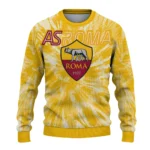 As Roma Tie Dye Designs Red Sweater Best Selling