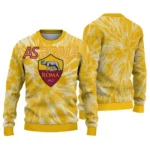 As Roma Tie Dye Designs Red Sweater Best Selling