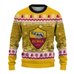 As Roma Tree Pattern Red Sweater Best Selling