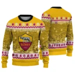 As Roma Tree Pattern Red Sweater Best Selling