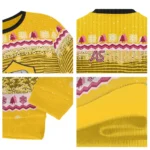 As Roma Tree Pattern Red Sweater Best Selling
