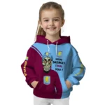 Aston Villa Achmed Skull Claret Hoodie Best Selling