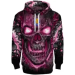 Aston Villa Demonic Skull Claret Black Hoodie Best Selling