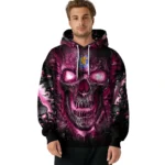 Aston Villa Demonic Skull Claret Black Hoodie Best Selling