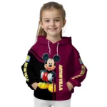 Aston Villa Mickey Mouse Claret Black Hoodie Best Selling