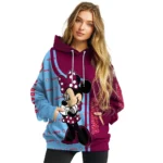 Aston Villa Minnie Mouse Claret Hoodie Best Selling