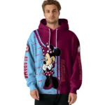 Aston Villa Minnie Mouse Claret Hoodie Best Selling