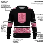 Aston Villa Pink Ribbon Black Pink Sweater Best Selling