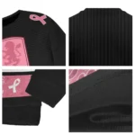 Aston Villa Pink Ribbon Black Pink Sweater Best Selling