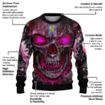 Aston Villa Skull Intensity Claret Black Sweater Best Selling