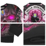Aston Villa Skull Intensity Claret Black Sweater Best Selling