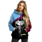 Aston Villa Skull Punisher Black Hoodie Best Selling