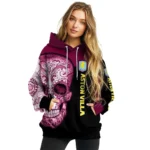 Aston Villa Sugar Skull Claret Black Hoodie Best Selling