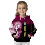 Aston Villa Sugar Skull Claret Black Hoodie Best Selling