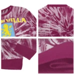 Aston Villa Tie Dye Designs Claret Sweater Best Selling