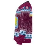 Aston Villa Tree Pattern Claret Sweater Best Selling