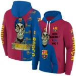 Barcelona Achmed Skull Blue Hoodie Best Selling