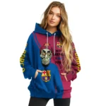 Barcelona Achmed Skull Blue Hoodie Best Selling