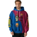 Barcelona Achmed Skull Blue Hoodie Best Selling