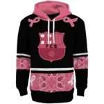 Barcelona Awareness Ribbon Black Pink Hoodie Best Selling