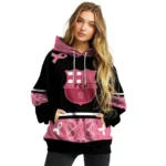 Barcelona Awareness Ribbon Black Pink Hoodie Best Selling