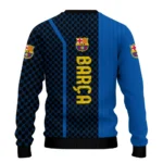 Barcelona Circles Mesh Blue Black Sweater Best Selling