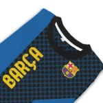 Barcelona Circles Mesh Blue Black Sweater Best Selling